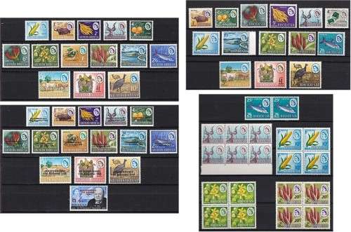 S.Rhodesia-Independence-Rhodesia & Surcharge Sets MM/UMM R2,940+
