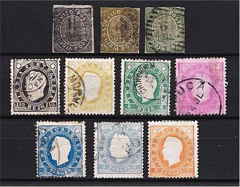 Early Portugese India Used Selection (Scarce Porto) - Mixed Condition