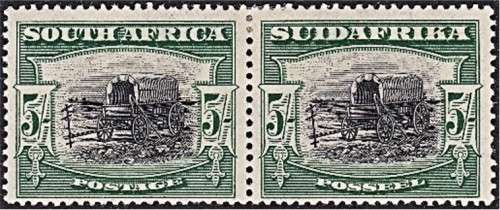 1927 5/- London Printing CC.38 MM (*) Key Pair  *** CV  R6,000+ ***