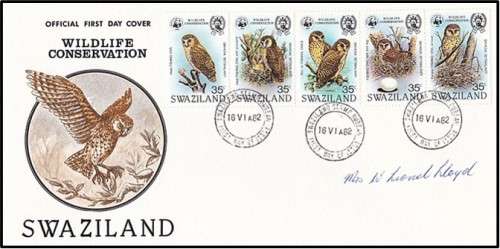 1982 Swaziland Fishing Owls Cancelled SHEET & FDC *** CV  R3,000+ ***