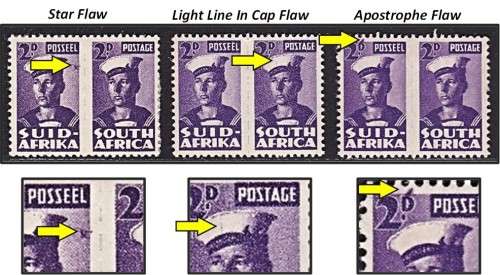 1943 2d Sailor CC.98 */** UHB Var: Star, Light Line in Cap & Apostrophe Flaw (R2,500+)