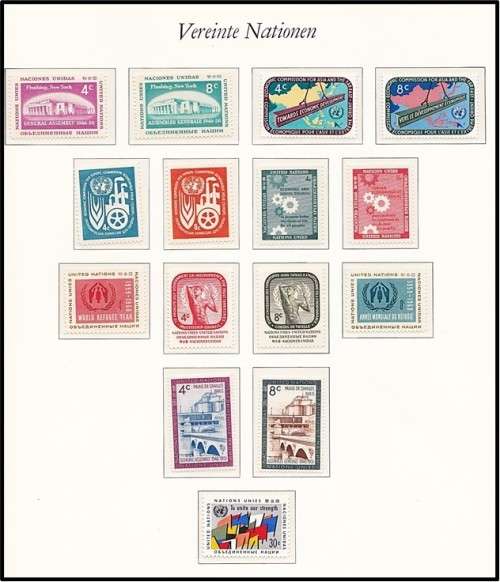 United Nations UMM(**) Issues SG.58-104  *** CV  R1,200+ ***