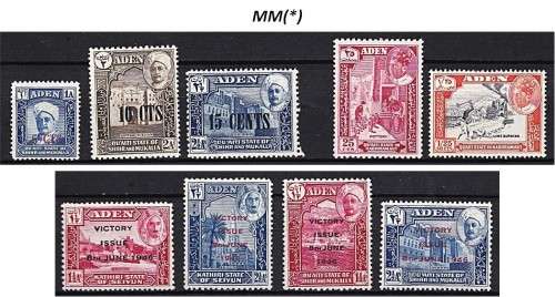 Aden States MM/UMM Sets & S/Sets *** CV  R1,300+ ***