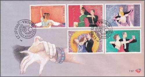 2003 RSA Heavenly Athletes UMM(**) Extended Controls & FDC *** CV  R870 ***