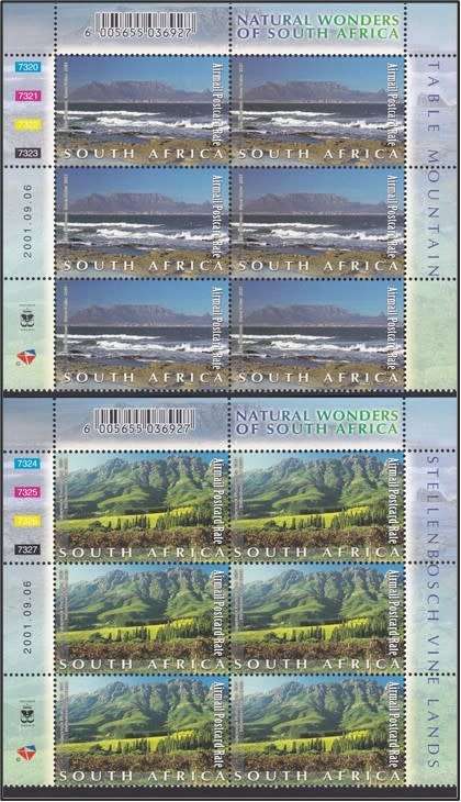 2001 RSA Wonders of SA UMM(**) Extended Controls & FDCs  *** CV  R3,340 ***