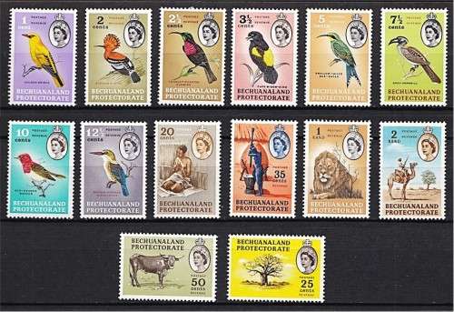 1961 Bechuanaland MM(*) Definitive Set CC.164/177  *** CV  R2,535 for UMM ***