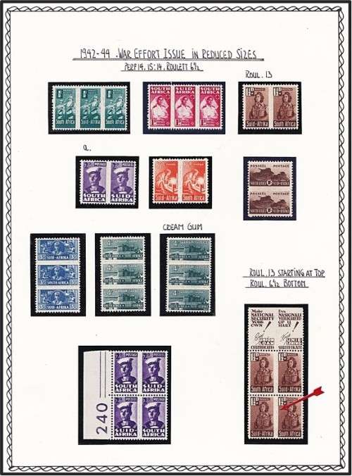 1942/4 Union War Effort UMM(**) Set with Var etc... *** CV  R1,260+ ***
