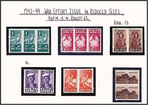 1942/4 Union War Effort UMM(**) Set with Var etc... *** CV  R1,260+ ***
