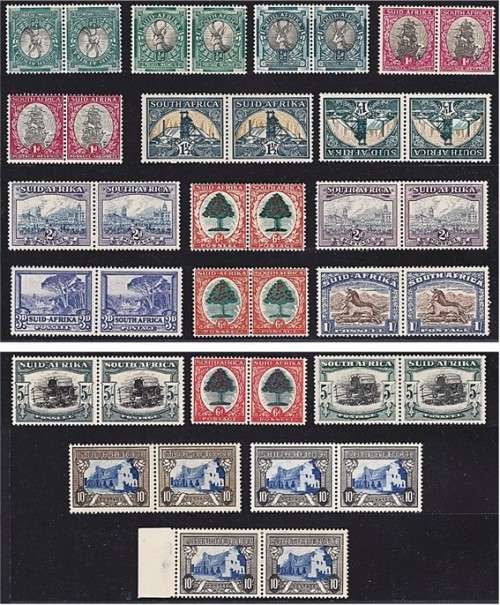 1933/48 Union Hyphenated Pictorials MM/UMM & Most Var  *** CV  R5,700+ ***