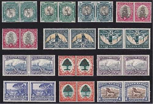 1933/48 Union Hyphenated Pictorials MM/UMM & Most Var  *** CV  R5,700+ ***