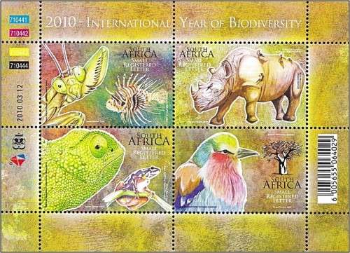 2010 RSA International Year of Biodiversity UMM(**) MS *** CV  R500 ***