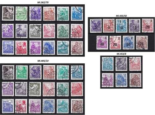 1953-55 DDR Complete VFU Sets - See Scans *** CV  R3,500+ ***