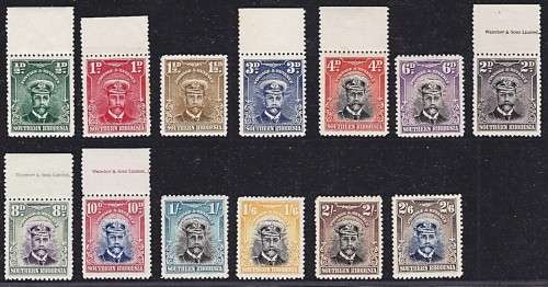 1924 S.Rhodesia KGV UMM(*) S/Set to 2/6 with Some Marginals  *** CV  R2,100 ***