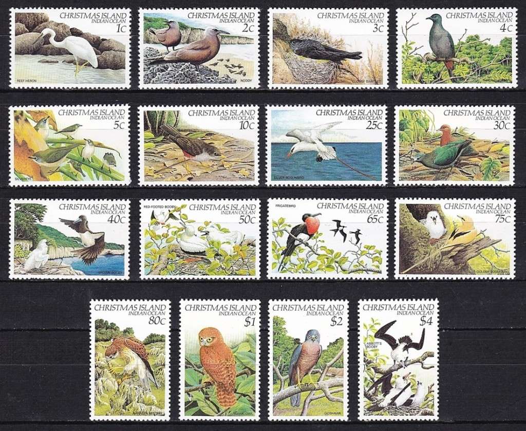 Christmas Island UMM(**) Bird Set to $4 *** Fantastic Thematic ***