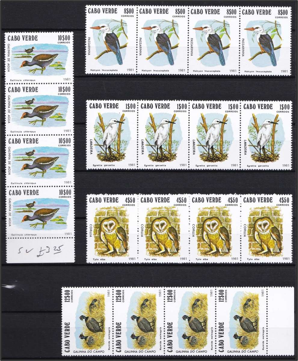 Large Bird Thematic Collection in UMM(**) Blocks *** High CV Lot ***