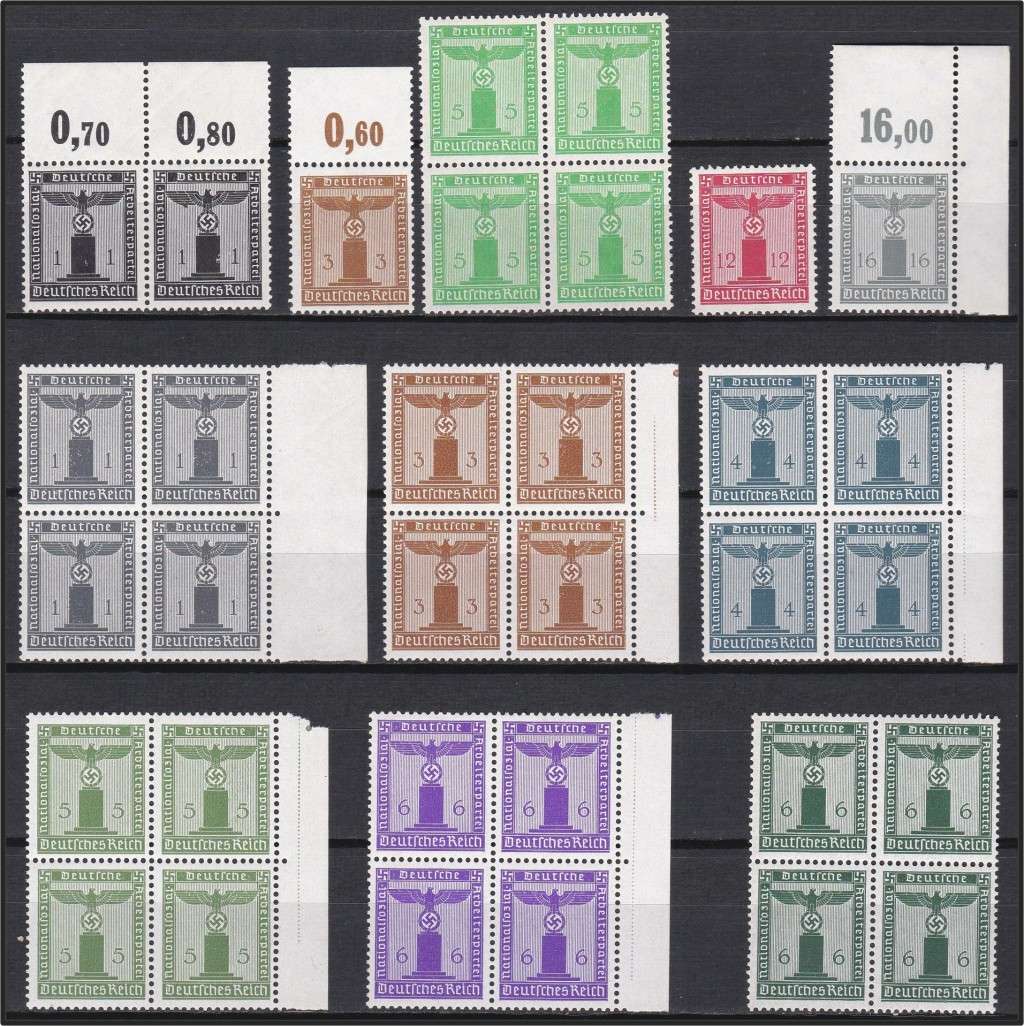 1938 & 1942 German Reich Mi.144-165 S/Sets UMM(**)  *** High CV  R5,100+ ***