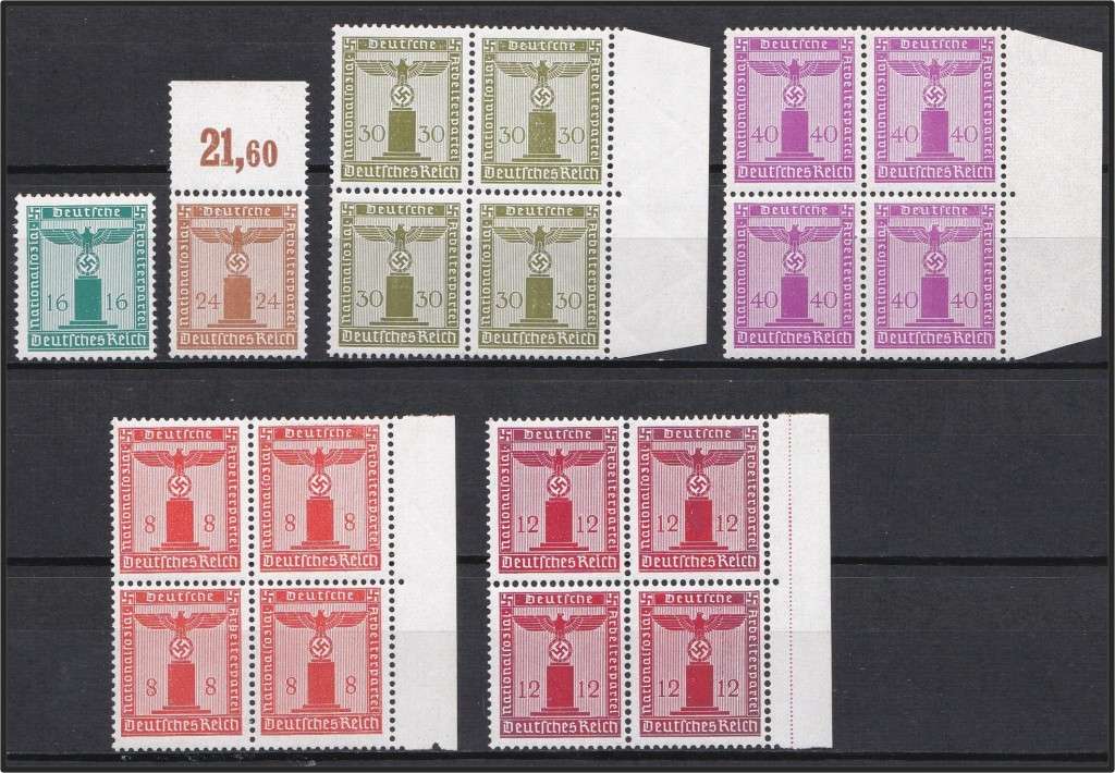 1938 & 1942 German Reich Mi.144-165 S/Sets UMM(**)  *** High CV  R5,100+ ***