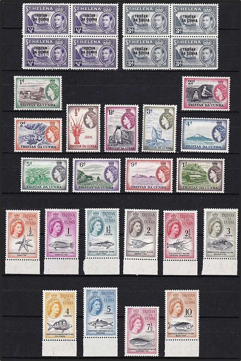 1952 Onwards Tristan Da Cunha UMM/MM S/Sets & Issues *** Fill Those Gaps ***