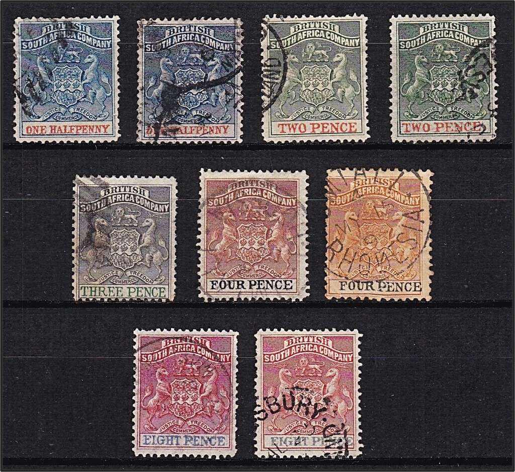 1892 BSAC CC.18-28 Short Set Used  *** CV  R2,800 ***
