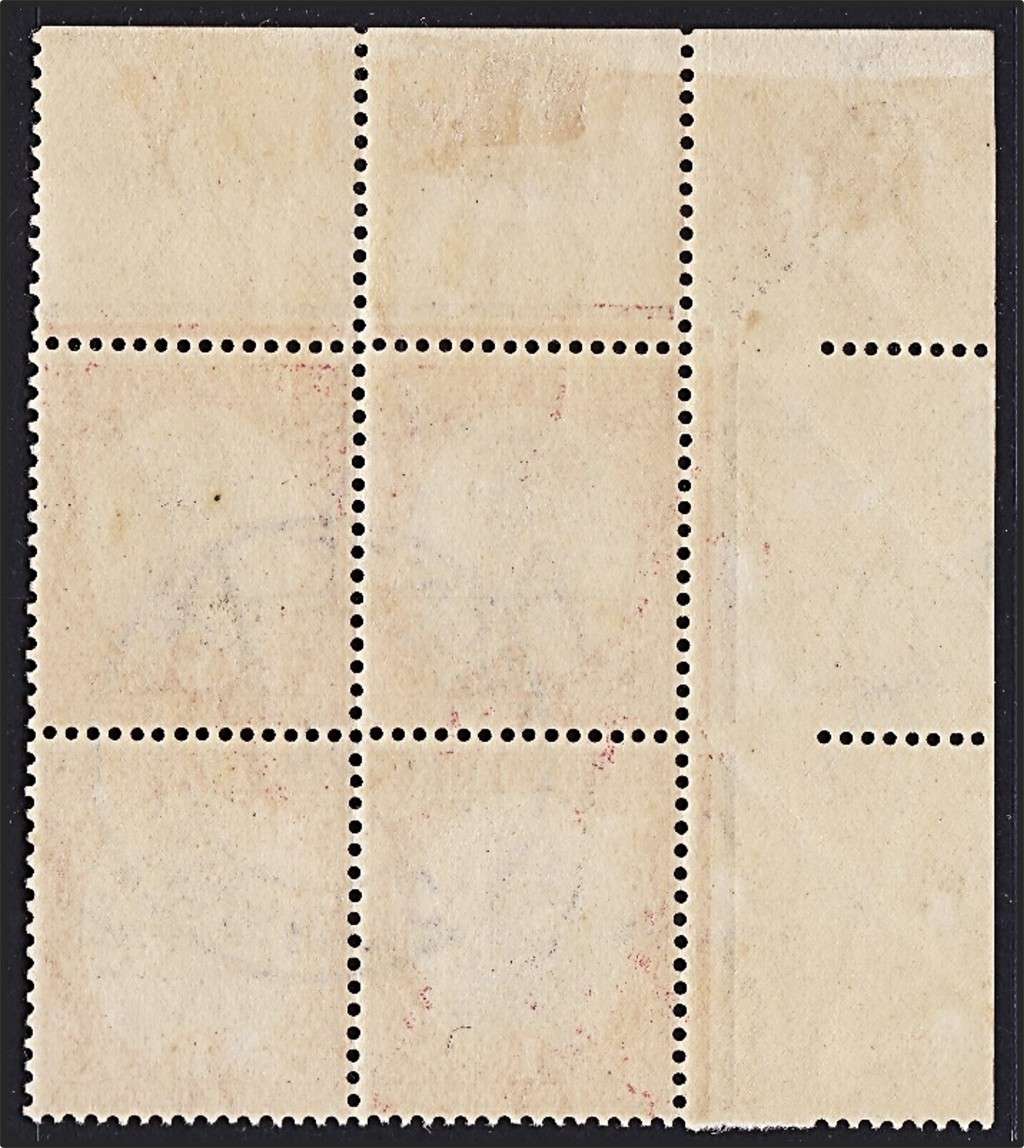 1926 Union 1d CC.30Lb Inv Wmk VFU Corner - Proving Margin - Extra Perfs in Margin- Rare as Used