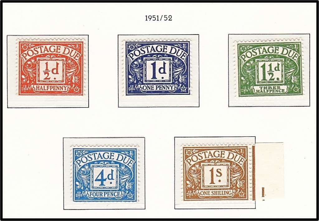 1937 GB Postage Due MM/UMM Sets, SG-D.27/34 & D.35/9 (D.38 No Gum)  @ CV  R8,750+