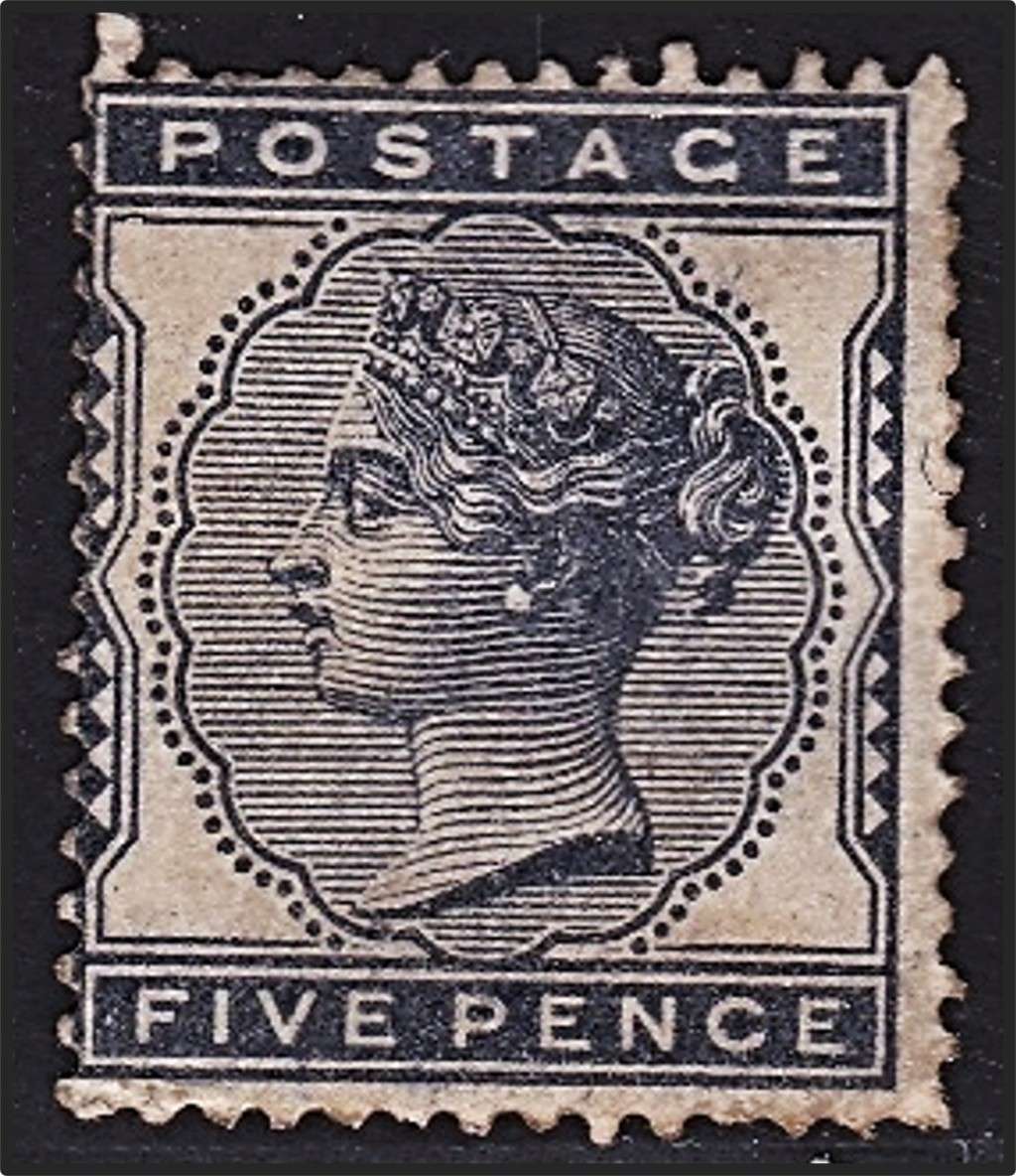 1880/83 GB 5d QV SG.169 Mint (No Gum)  @ Normal CV  R17,400