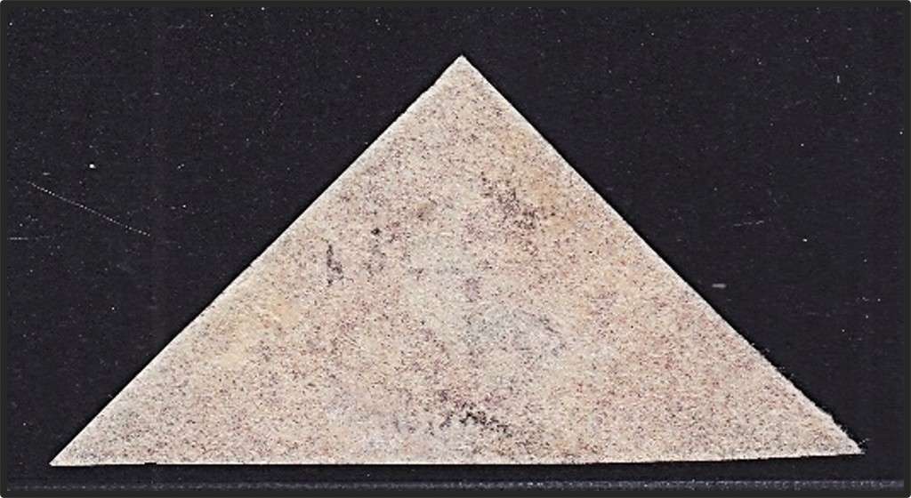 1853 CoGH 1d Deep Rose Red CC.5b, 3 x Margins, Light Cancel  @ CV  R15,000