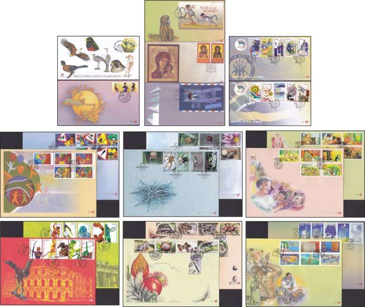 2004 RSA FDCs No.7.67-7.85  @ CV  R1,928