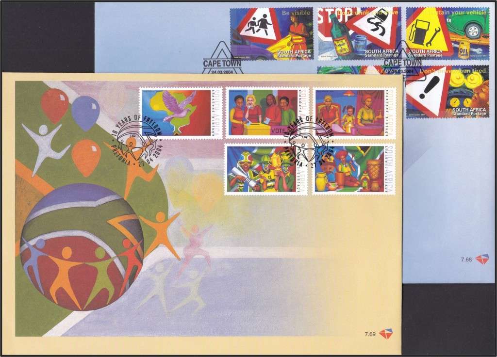 2004 RSA FDCs No.7.67-7.85  @ CV  R1,928