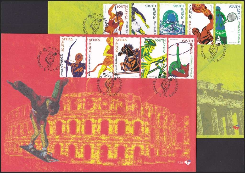 2004 RSA FDCs No.7.67-7.85  @ CV  R1,928