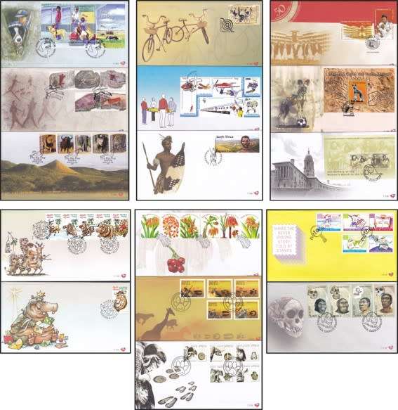 2006 RSA FDCs No.7.101-7.116 @ CV  R1,195