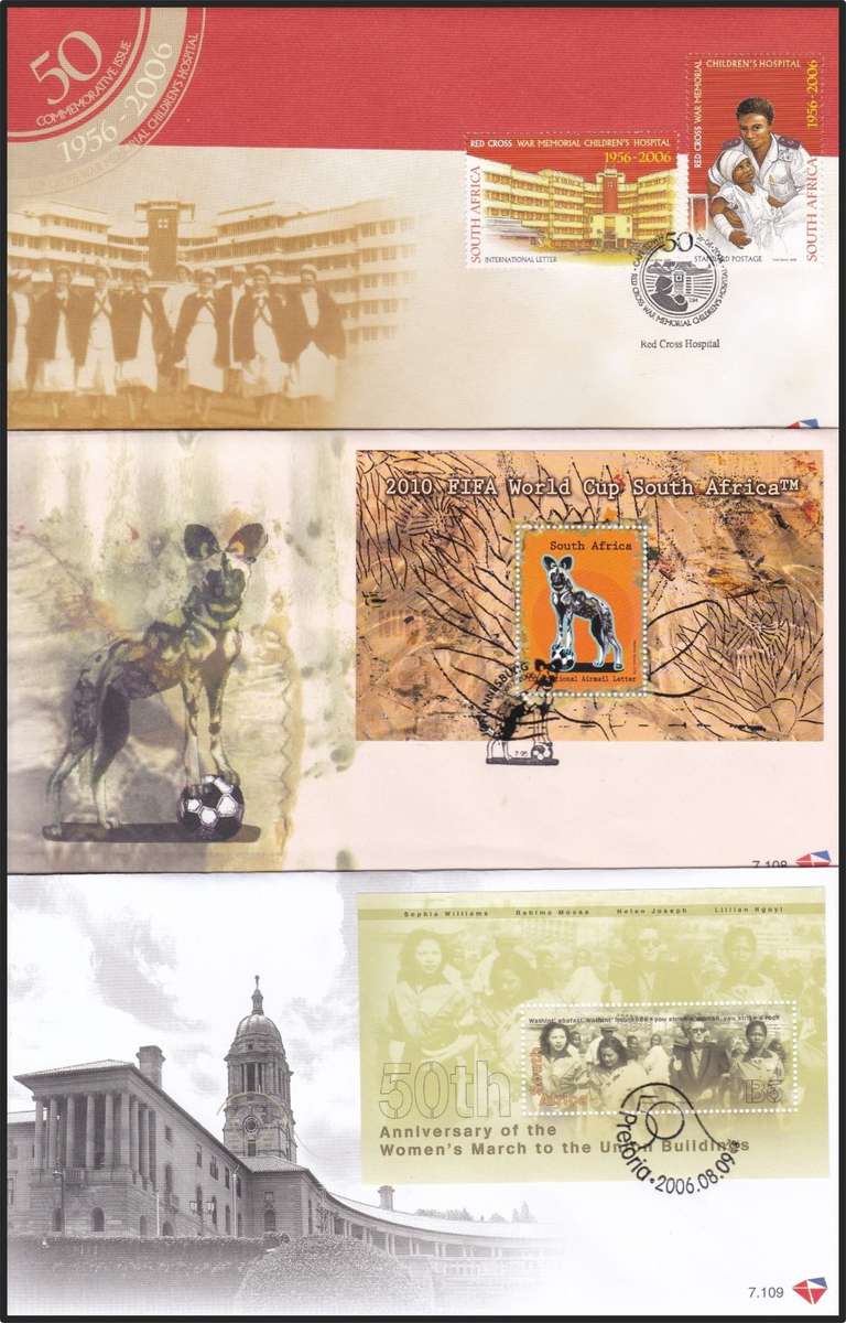 2006 RSA FDCs No.7.101-7.116 @ CV  R1,195