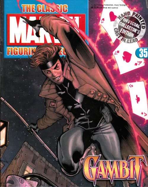 Marvel official figurine Nr 35 Gambit