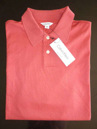 Calvin Klein Mens L/L Polo Shirt