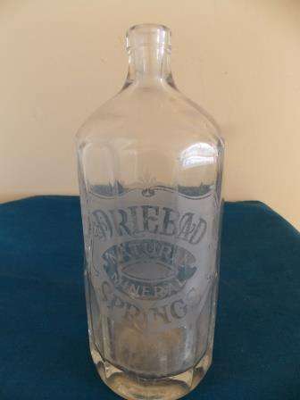 HEAVY GLASS BOTTLE USED WITH A SYPHON (ONLY BOTTLE)