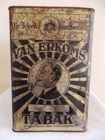 VAN ERKOMS TOBACCO TIN 10 LBS