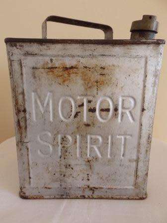 MOTOR SPIRIT 2 IMP GALLONS OIL CAN