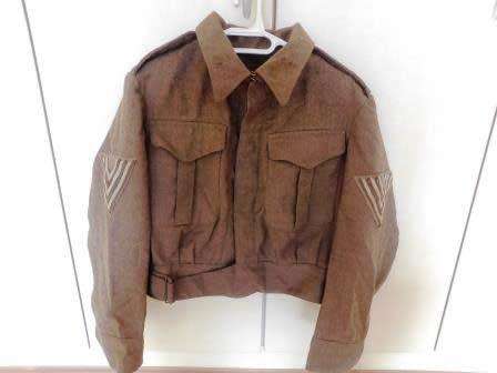 BUNNY JACKET BATTLEDRESS ENSIGN LTD CAPE TOWN 1961