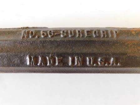 SURE GRIP NAIL PULLER NO 66 MADE BY BRIDGEPORT HARDWARE U.S.A.