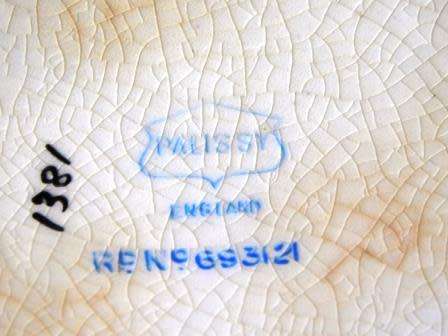 PALISSY BLUE BIRD PORCELAIN BISCUIT BARREL JAR CANISTER