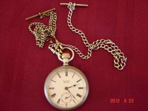 VINTAGE WOLF BROS CAPE TOWN POCKET WATCH IN EXCELLENT WORKING CONDITION