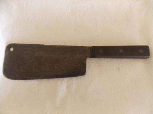 ELWELL CLEAVER WITH SOLID WOOD HANDLE