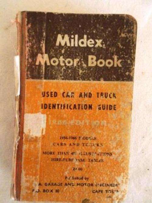 MILDEX MOTOR BOOK 1956-1966