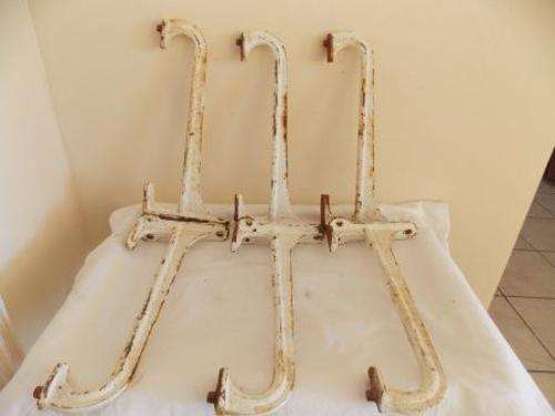 6 CAST IRON BASIN HANDLES
