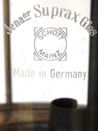 PRIMUS NO 1020 KEROSENE LAMP MADE IN SWEDEN WITH JENAER SUPRAX SCHOTT MAINZ GLASS INTACT