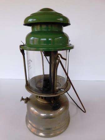 PRIMUS NO 1020 KEROSENE LAMP MADE IN SWEDEN WITH JENAER SUPRAX SCHOTT MAINZ GLASS INTACT