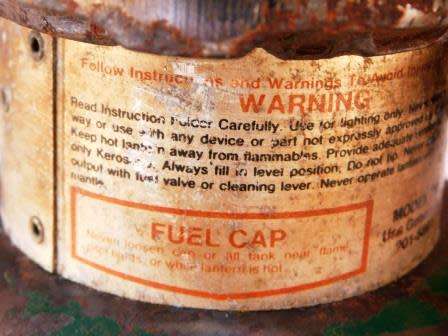 COLEMAN 201 PARAFFIN LAMP