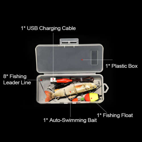 Electronic Automatic swimming lure, rattle, LED lure