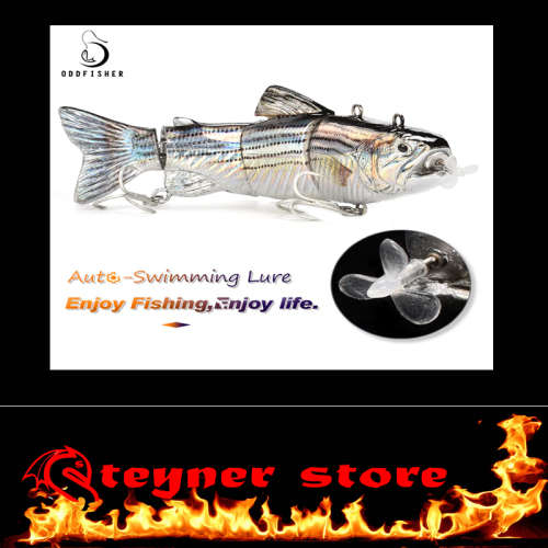 Electronic Automatic swimming lure, rattle, LED lure