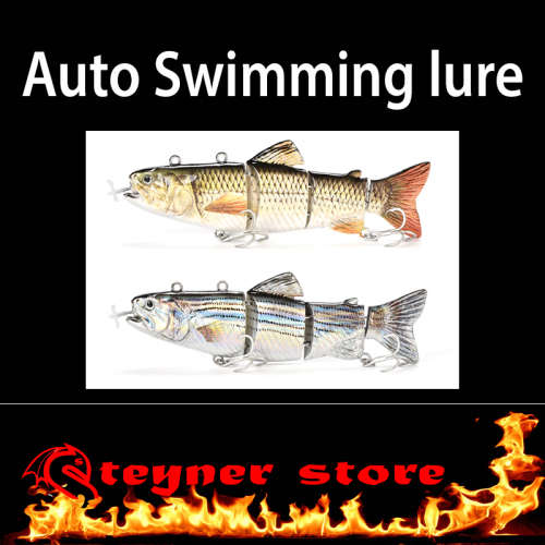 Electronic Automatic swimming lure, rattle, LED lure